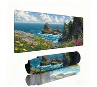 Ocean Mouse Pad Large 1200x600x3mm Desk Mat Reef Gaming Mouse Pad Table Protector Non-Slip Rubber Base Textured for Stable Grip on Smooth Surfaces Wear-Resistant Mousepad for Computers, Laptop W1-379