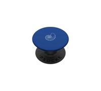 Ocean Nautilus Seashell Minimalist Graphic PopSockets Adhesive PopGrip