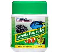 Ocean Nutrition Formula Two Pellets - Fish Food for Herbivorous & Omnivorous Marine Tropical Fish, High Protein(40%) - 3.5 oz (100 g) Small Pellets