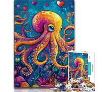 Ocean Octopus 1000 Piece Jigsaw Puzzles for Teenagers,for Educational Game Challenge Toy Unique Home Decor And Gifts (38x26cm)
