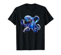 Ocean Octopus Fish Costume in Blue Colors T-Shirt
