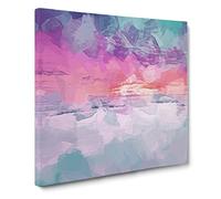 Ocean of Clouds Canvas Print | Gallery Wrapped 30mm Frame Wall Art | 14x14 inches | Ready to Hang | Abstract Seascape Picture | Living Room Bedroom Lounge Office