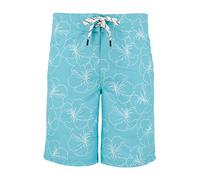 Ocean Pacific Mens Summer Quick Dry 10" Board Shorts Bathing Suit, Blue Topaz, Large