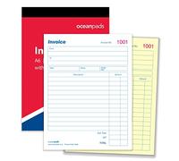 Ocean Pads Small A6 Invoice Book Duplicate, 105mm x 148mm, 2-Part Carbonless (70260)