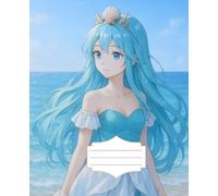 Ocean Princess Notebook: Elegant Softcover Journal with Wide Ruled Lines for Writing, Notes, and Daily Inspiration ,7.5 x 9.25 Inches