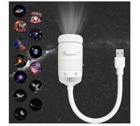 Ocean Projector for Ceiling Plug and Play Galaxy Star Projector Includes Rolled Film Plug-and-Play Hd Star Projecto Night Lighting,C