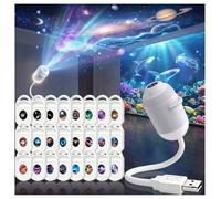 Ocean Projector for Ceiling Plug and Play Starry Sky Projection Night Light Includes Rolled Film Star Galaxy Projector Night Lighting,D