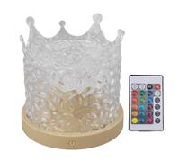 Ocean Projector Light Creative Crown with Remote Control 16 Color RGBW USB Rechargeable LED Water Ripple Projection Lamp Gift for Bedroom Room Decor