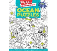 Ocean Puzzles : Over 100 Ocean-Themed Search and Find Puzzles for Kids 6 and Over, Featuring Sea Creatures, Marine Animals, Underwater Scenes and Over 1,900 Hidden Objects