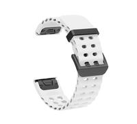 Ocean Quick Release Silicone Strap Suitable Fit For Garmin Fenix 8 7X/6/5X 22/26mm(White,22mm)