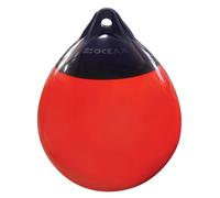 Ocean R0 Round Single Eyelet Red/Blue Boat Yacht Fender Buoy (22 x 30cm)