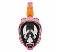 OCEAN REEF - Aria QR+ Maschera Snorkeling Integrale a Rilascio Rapido con Boccaglio - Visione Subacquea a 180 Gradi e Meccanismo Quick Release (S/M, Pink)