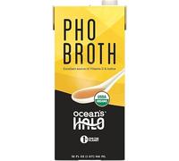 Ocean’s Halo Pho Broth - USDA Organic, Excellent Source of Vitamin D & Iodine, Non-GMO, Vegan, Gluten-Free, Sustainably Ocean Farmed Kelp, 946ml