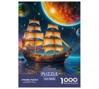 Ocean Sailing Jigsaw Puzzles for Adults Gifts 1000 Pieces Challenging Games Home Decors Dream Voyage Jigsaw Puzzle for Adults And Kids 38x26cm/1000pcs