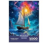Ocean Sailing Jigsaw Puzzles for Adults Gifts 1000 Pieces Educational Games Home Decoration Brainteasing Dream Voyage Jigsaw Puzzle for Adults 70x50cm/1000pcs