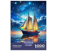 Ocean Sailing Jigsaw Puzzles for Adults Gifts 1000 Pieces Educational Games Home Decoration Brainteasing Dream Voyage Jigsaw Puzzle for Adults 38x26cm/1000pcs