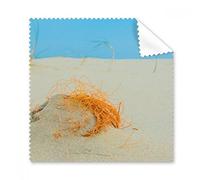 Ocean Sand Beach Orange Line Picture Glasses Cloth Cleaning Cloth Gift Phone Screen Cleaner 5pcs