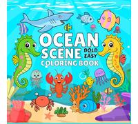 Ocean Scene Bold And Easy Coloring Book