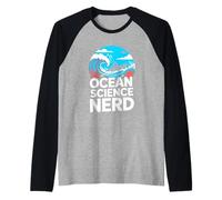 Ocean Science Nerd Marine Biology Ocean Lover Raglan Baseball Tee