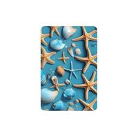 Ocean Sea Beach Seashells Starfish Blue Printing 10 Pcs Car Air Freshener Hanging Sheets Scented Hanging Sheets With Rope For Home