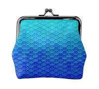 Ocean Sea Blue Mermaid Fish Printing Small Travel Kit Wallet, Compact Pouch For Camping Adventures And Fishing Trips, Black, One Size, Art Deco