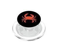 Ocean Sea King Crab Animal Cool Orange Crab for Crab Lovers PopSockets PopGrip for MagSafe
