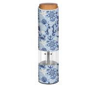 Ocean Sea Lighthouse Blue Electric Pepper Grinder Seasoning Grinder