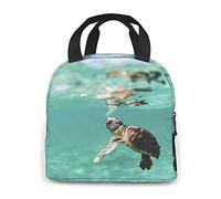 Ocean Sea Turtle Kids Lunch Bag Women Insulated Lunchbox Reusable Lunchboxes Cooler Tote Box Thermal Lunchbag for School Work