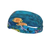 Ocean Sea Turtle Tropical Fish Starfish Unisex Head band - Dry Head Tie - Sports Sweatband - Ideal for Running, Football, Tennis