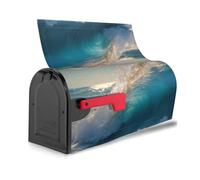 Ocean Sea Wave Print Reusable Waterproof Mailbox Cover Magnetic for Unique Easy toIdentify Mailboxes