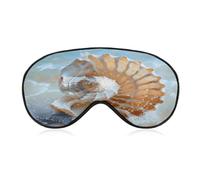 Ocean Seashell Sleep Mask Eye Mask Travel Eye Cover