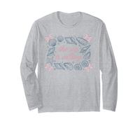 Ocean Seashell Starfish The Sea is Calling Quote Long Sleeve T-Shirt