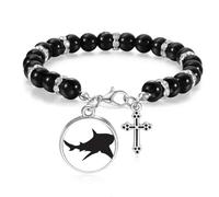 Ocean Shark Biology Fish Beaded Bracelet Boho Jewelry