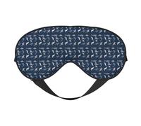 Ocean Shark Print Soft Eye Mask Beneficial Block Light Nap Night Use Travel Camping Meditation Yoga