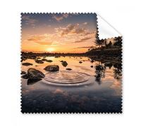 Ocean Sky Stone Water Science Nature Picture Glasses Cloth Cleaning Cloth Gift Phone Screen Cleaner 5pcs