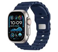 Ocean Sport Straps for Apple Watch Ultra/4/3/2 Strap 49mm 46mm 45mm 44/42mm | Waterproof Silicone iWatch Strap for Men,Soft Breathable Sports Band for Apple Watch Series 12 11 10 9 8 7 6 5 4 3 2 1 SE 3/2