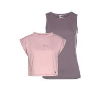 OCEAN Sportswear Yoga Shirt & Top 2-Piece Set Black/black