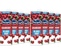 Ocean Spray Classic Cranberry Light Juice - 4 x 1L - No Added Sugar - Naturally Sweetened Fruit Juice - Rich in Vitamin C & High in Antioxidants - Made with Whole Cranberries (Pack of 2)