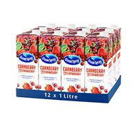 Ocean Spray Cranberry and Strawberry Juice Drink, 1L Carton (12-Pack)