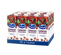 Ocean Spray Cranberry & Blackcurrant Juice Drink, 1L Carton (12-Pack)