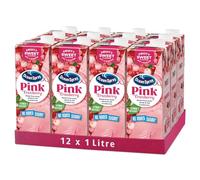 Ocean Spray Pink Cranberry Juice Drink w/No Added Sugar - Refreshing, Sweet and Smooth, Fruit Juice Beverage - Best Served Chilled - 12-Pack, 1 L Carton