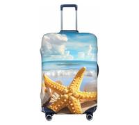 Ocean Starfish Suitcase Cover Luggage Protector, Sea Beach Elastic Luggage Covers Anti-Scratch Dustproof Luggage Sleeve Fits 29-32 Inch