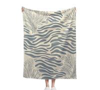 Ocean-Style Abstract Pattern Blanket, Soft Fuzzy Plush Cozy Flannel Blankets, For Couch Sofa Or Bed, A Thoughtful For Friends And Family, 75x100cm