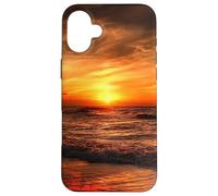Ocean Sunset Coast Beach Evening Atmosphere Case for iPhone 16 Plus