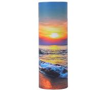 Ocean Sunset Scattering Urn - Biodegradable Scatter Tube for Ashes - Cremation Urn for Adult Ashes (Small)