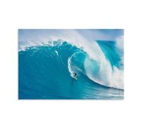 Ocean Surfing Poster Decorative Painting Print Picture Canvas Wall Art Bedroom Office Living Room Decoration 12x18inch(30x45cm)