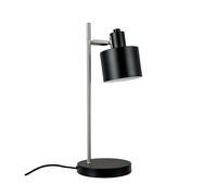 Ocean Table Lamp Black/ Brushed Steel