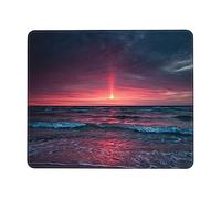 Ocean Tide Waves Printed Mouse Pad Gaming Mouse Pad Waterproof Non-Slip Mousepad Rubber Mouse Mat for Wireless Mouse Computers Laptop Office 10 X 12 Inch