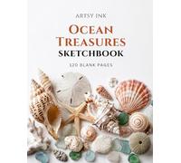 Ocean Treasures Sketchbook: 120 Blank Drawing Pages | Large 8.5" × 11" Artist Sketchbook for Sketching, Drawing, Doodling, Illustration, Pencil, Charcoal & Ink