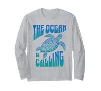 Ocean Trimbal Turtle Vibes: The Ocean is Calling Summer Long Sleeve T-Shirt